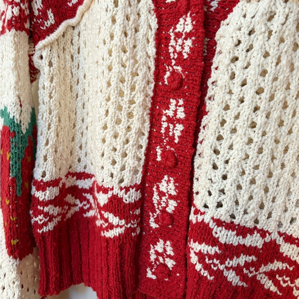 NWOT Urban Outfitters Kimchi Blue Libby Oversized Fairisle Knit Cardigan Size XS - Picture 8 of 16